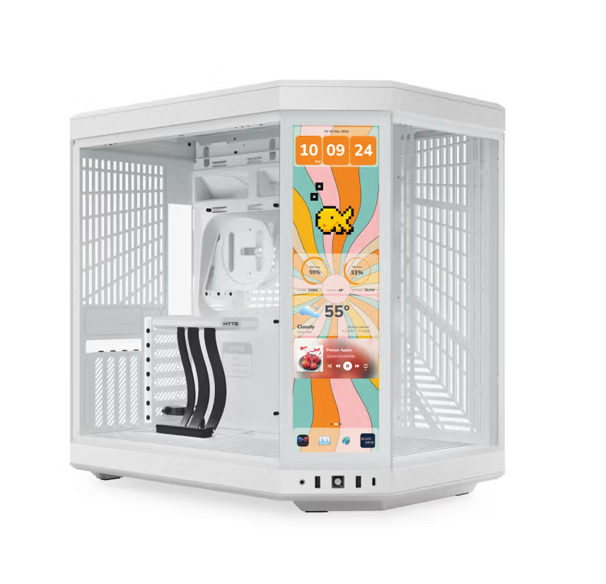 Refurbished HYTE Y70 TOUCH INFINITE CASE - SNOW WHITE