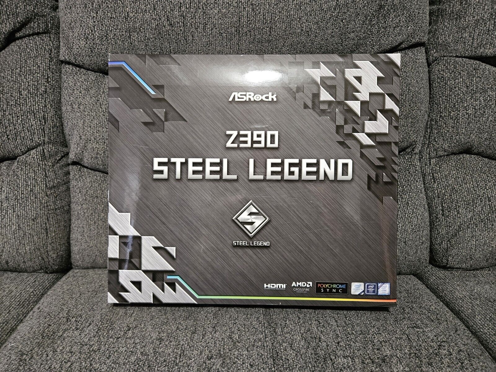 BOX ONLY ASRock Z390 STEEL LEGEND ATX Motherboard BOX ONLY