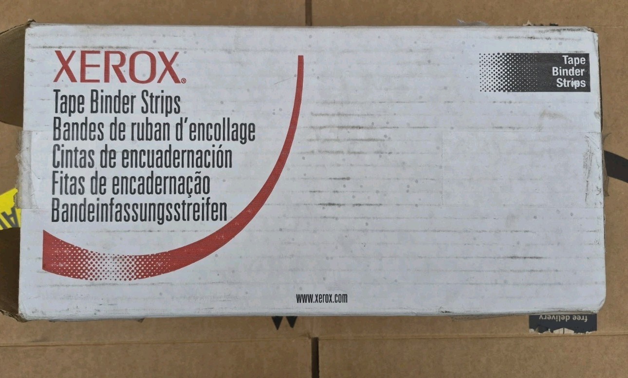 008R13046 New Xerox Black Binder Tape - 11" Inch, 8R13046 - Black - 500 / Carton