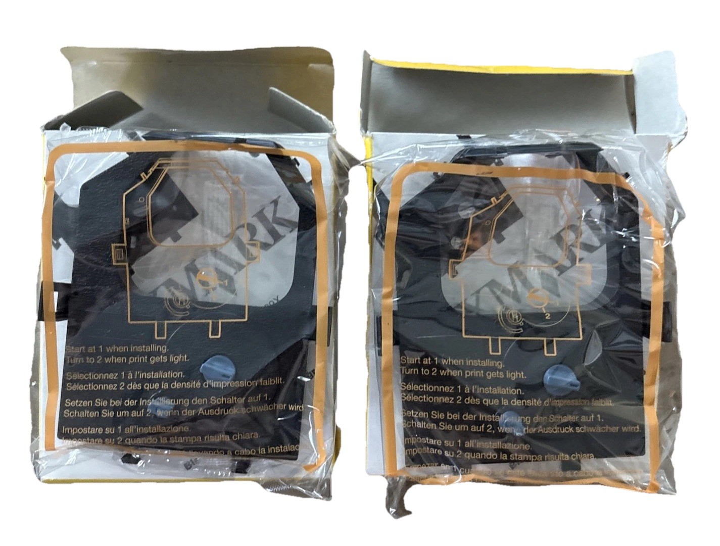 Lexmark 1040930 Re-Inking Ribbon für 238X 239X Series Farbband Black LOT OF 2