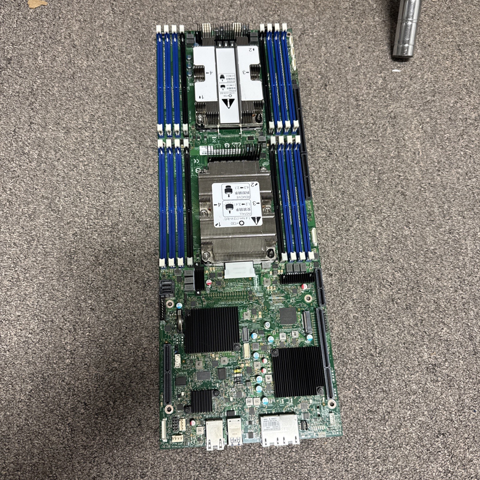 Intel S2600BP H87926-563 Dual Socket LGA-3647 Node System-Board Server Dual CPU