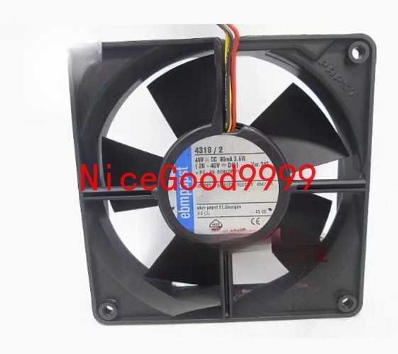 QTY：1 ebmpapst 4318/2 40V 3.6W 12032 12CM EBTT inverter cooling fan