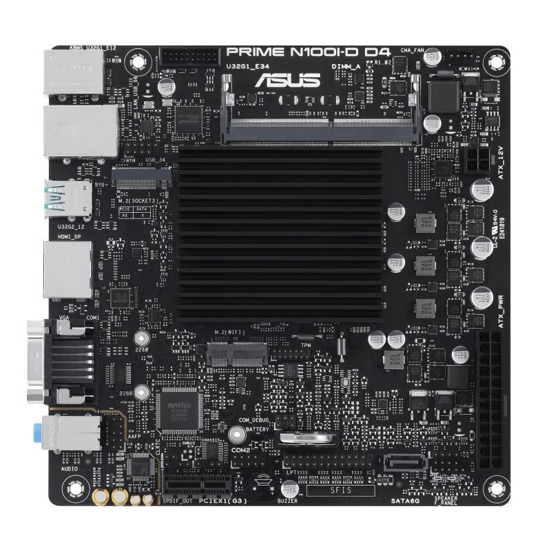 ASUS PRIME N100I-D D4 NA (integrated CPU) mini ITX (90MB1F70-M0EAYC)