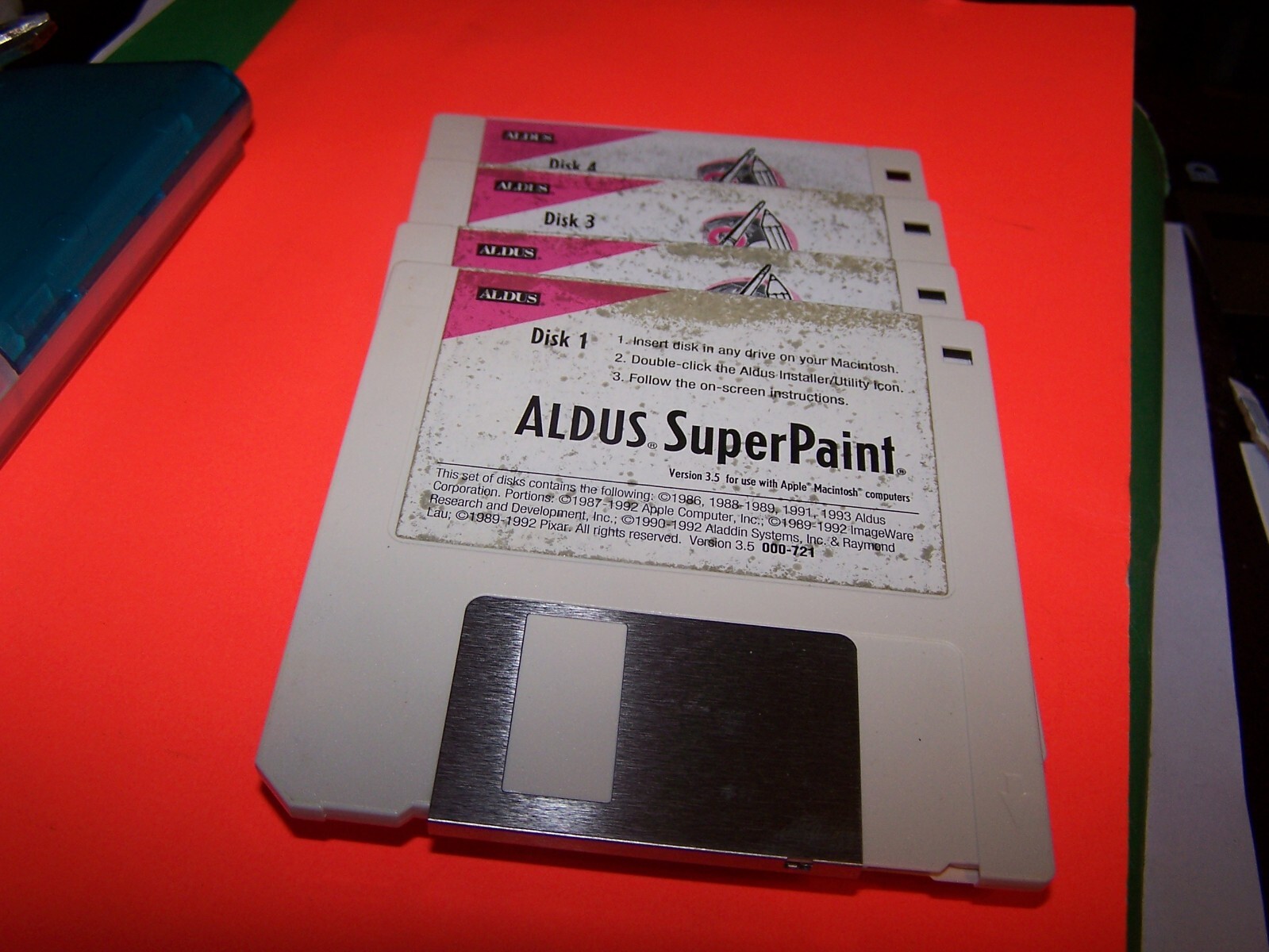 Aldus SuperPaint Version 3.5 for Macintosh on 800K Disks