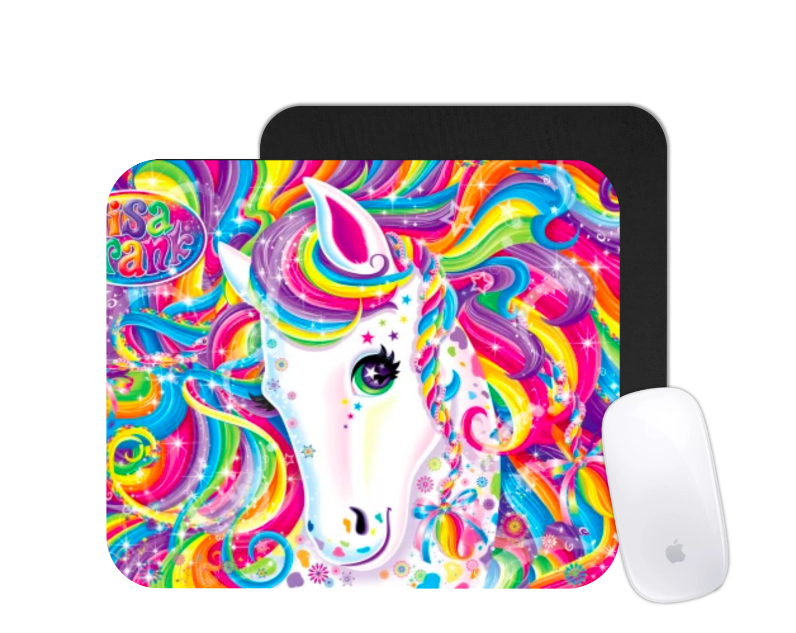 Colorful Unicorn Mouse Pad | Rainbow Fantasy Desk Mat | Custom Magical Gift