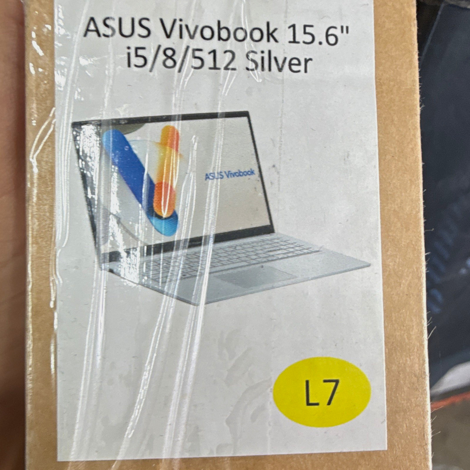 ASUS VivoBook 15.6in i5 Laptop 8GB RAM 512GB SSD Win11 Silver Webcam