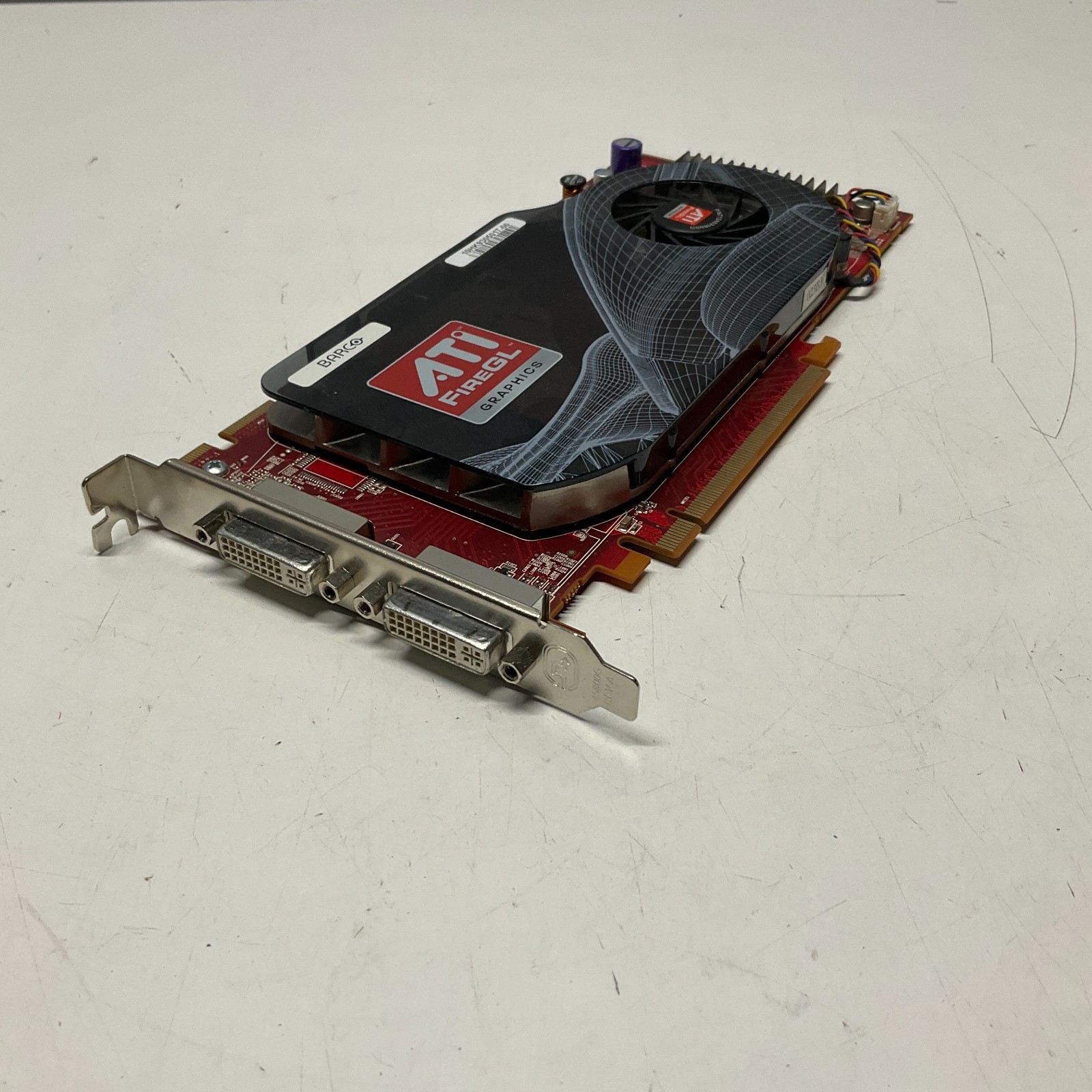 BARCO ATI FIREGL MXRT 5200 512MB GDDR4  109-B10131-20 DUAL DVI GRAPHICS CARD