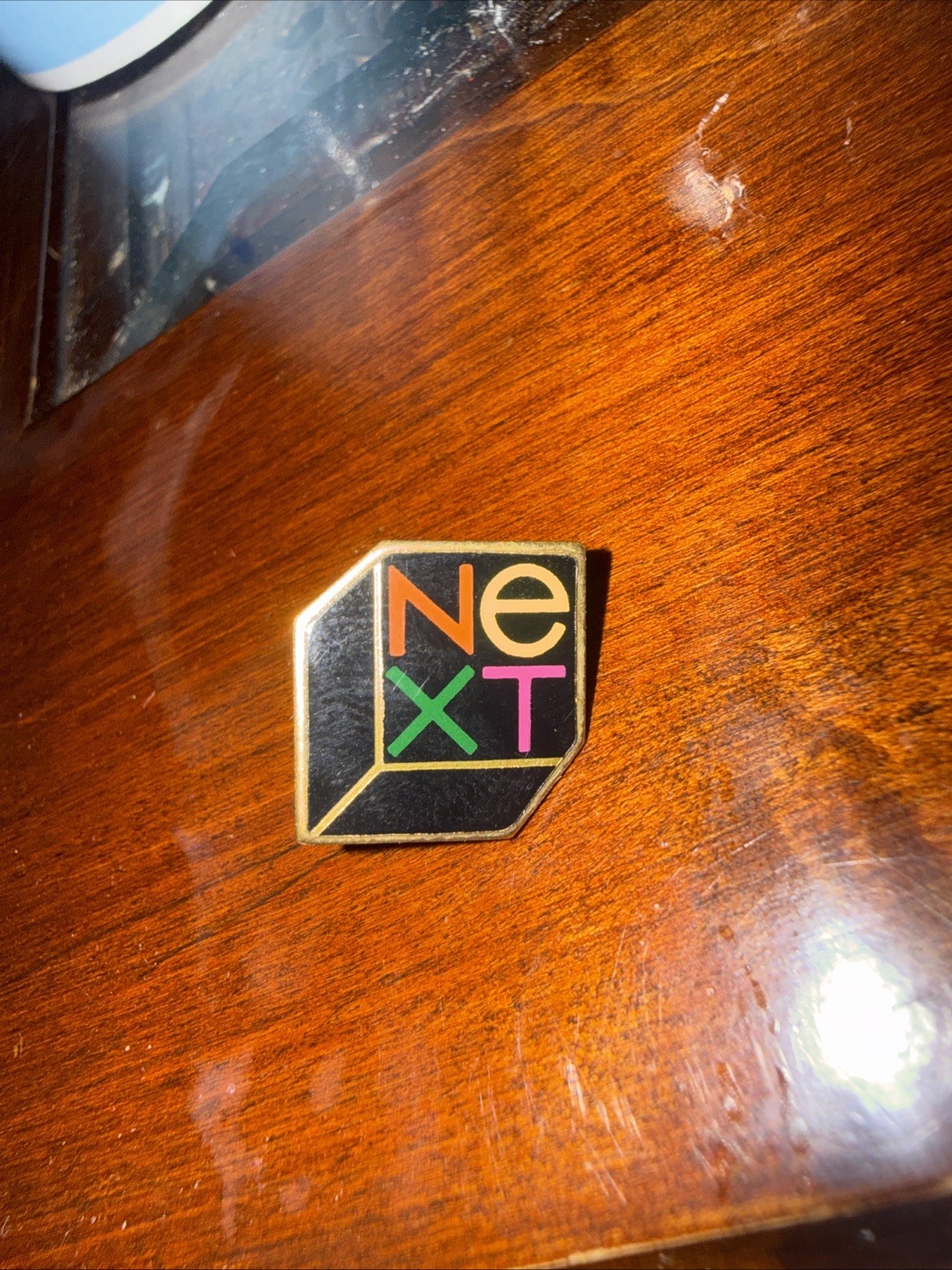 Rare Vintage NeXT Computer Lapel Pin Badge 