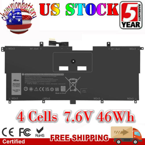 NNF1C HMPFH Battery for Dell XPS 13 2 in 1 9365 XPS 13 9365 2-in-1 2017 XPS 13
