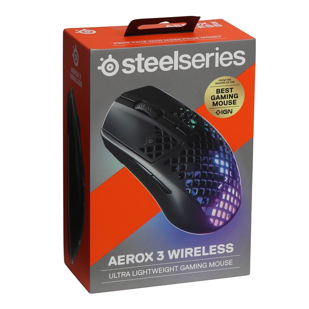 GENUINE SteelSeries Aerox Optical Ergonomic Wired Gaming Mouse USB-C Mesh RGB