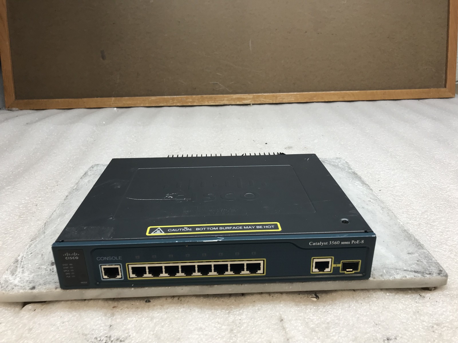 Cisco Catalyst 3560 POE-8 WS-C3560-8PC-S 8-Port Network Switch w/Power Cable
