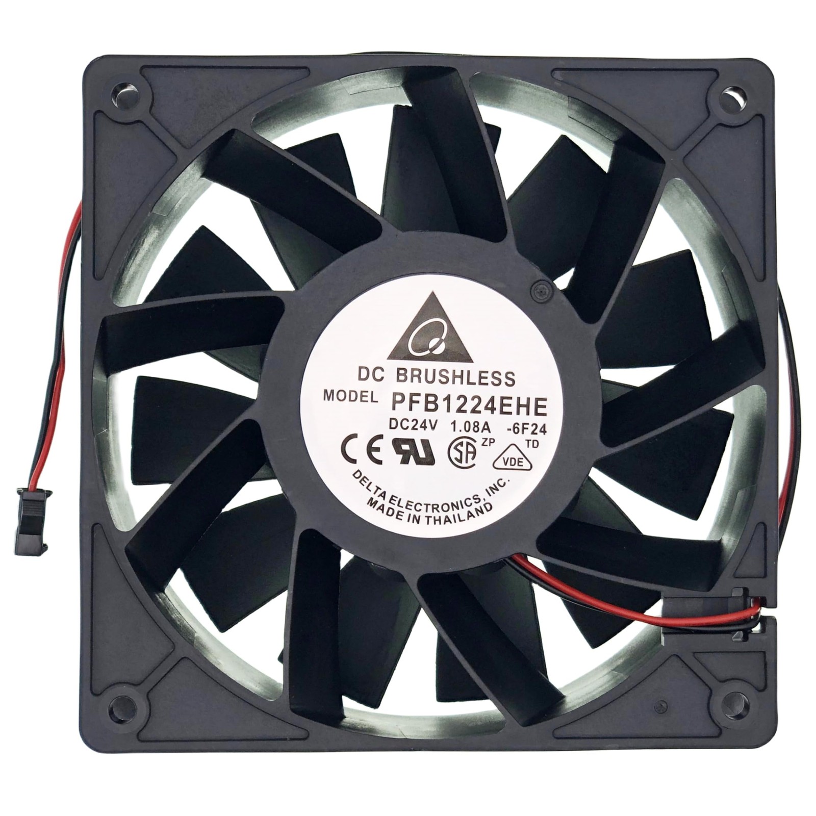 for Delta PFB1224EHE-6F24 Cooling Fan, 24V 1.08A 21.6W 4000RPM 181.27CFM 120X...