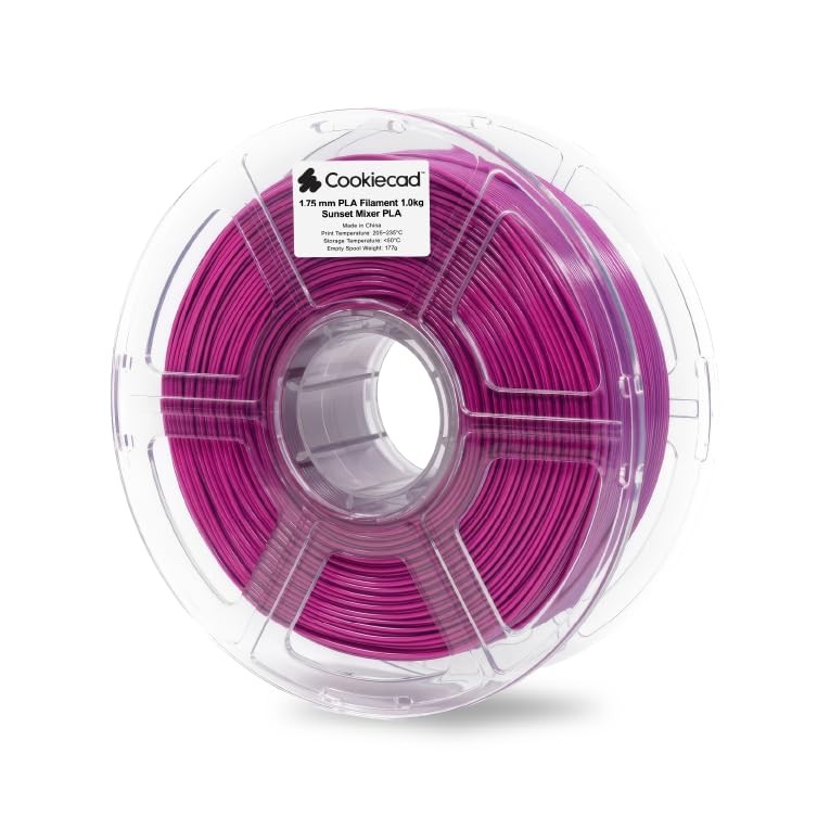 Cookiecad PLA Filament, Sunset Mixer, 1.75mm 1kg