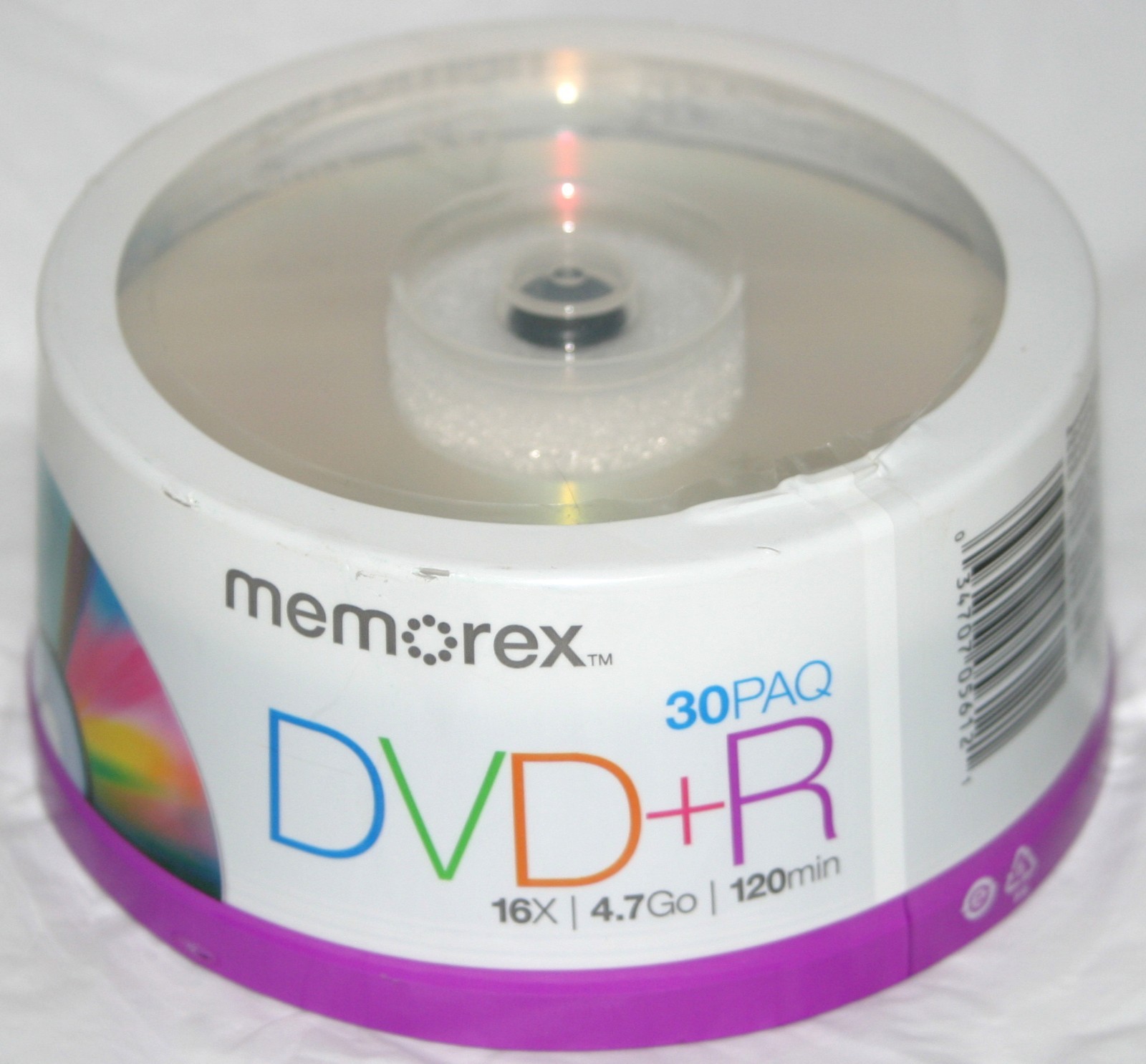 Memorex by Imation Recordable DVD+R - 16x 4.7GB - 30 Pack / Spindle 30 Discs