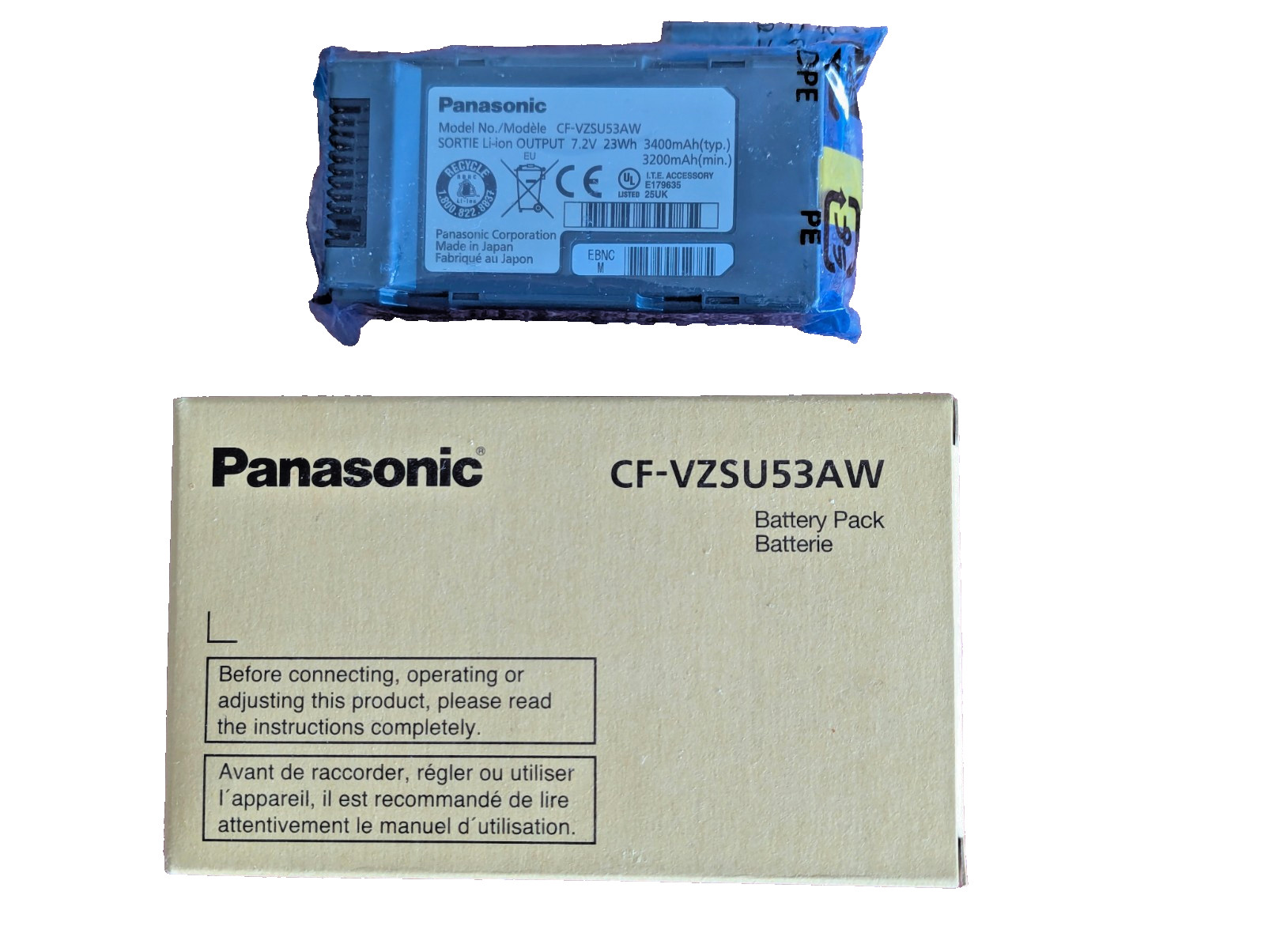 Lot of 5 Panasonic CF-VZSU53AW Laptop Batteries – Genuine OEM – New