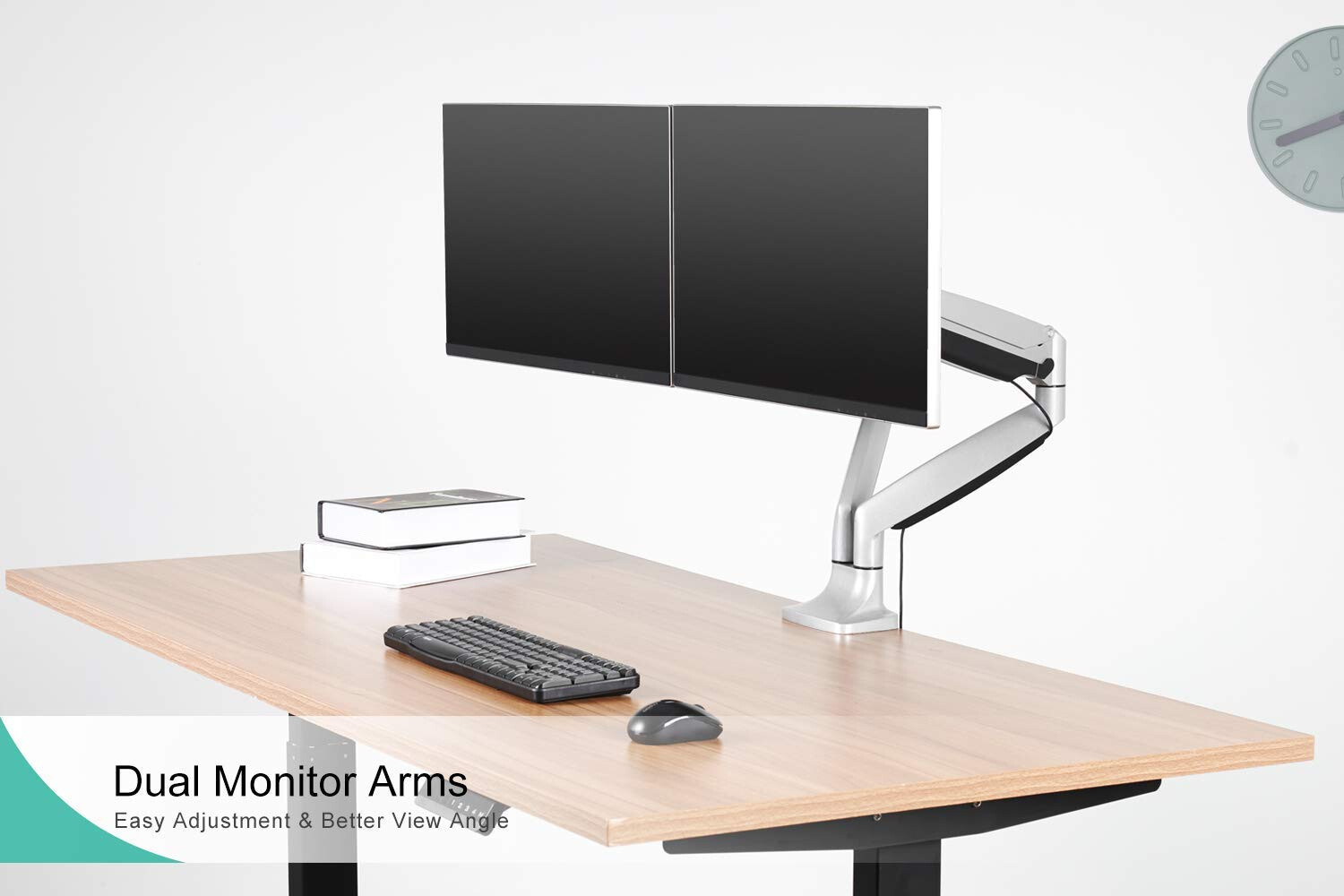 EleTab ELTGM03-2 Dual Monitor Mount / Stand Full Motion Spring Arm LM04_NEW