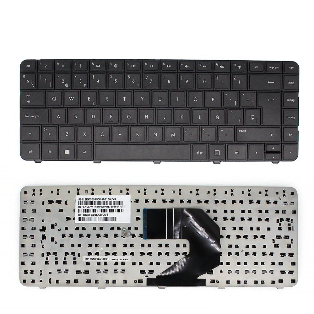 100% New SP Spanish Keyboard Teclado For HP Compaq CQ43 CQ43-100 CQ57 CQ-57 CQ58