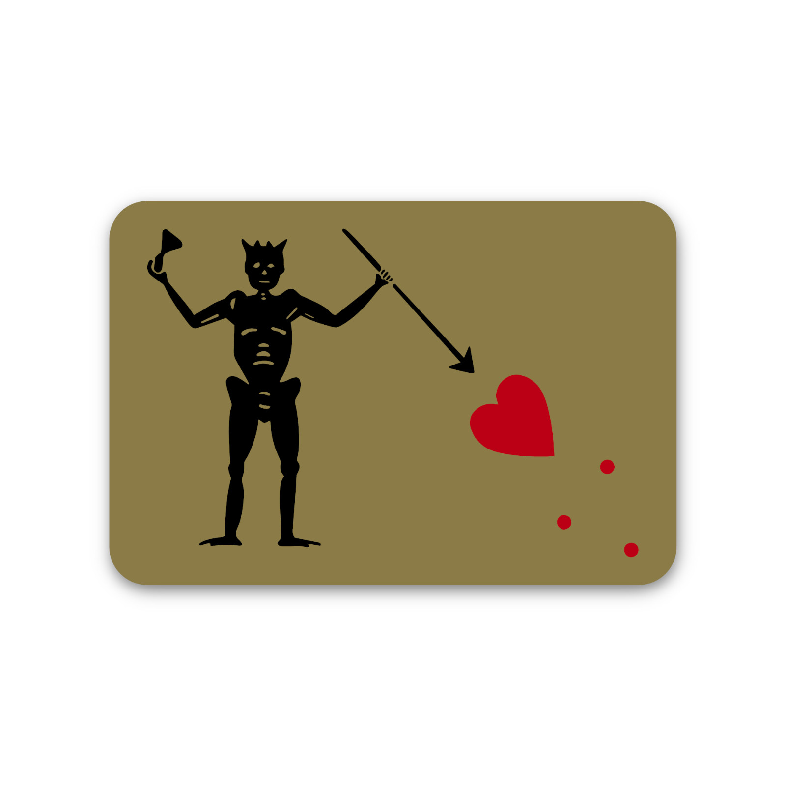 Tactical Blackbeard Pirate Flag Sticker-Edward Teach Decal for Laptops & Tumbler
