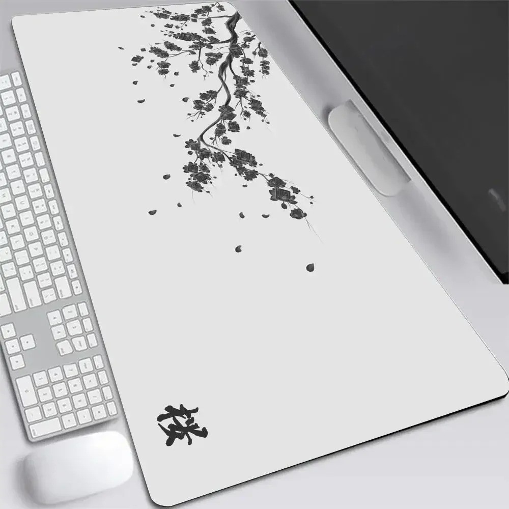 Mairuige Japanese Cherry Blossom XXL Gaming Mouse Pad Non-Slip Desk Mat