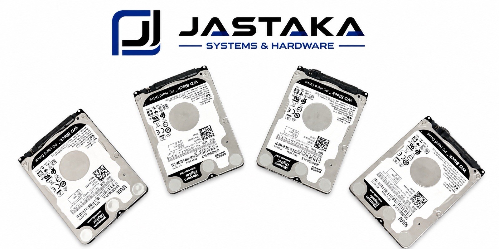 Lot 4 Western Digital WD Blue 500GB SATA III 2.5" 5400RPM 16MB HDD WD5000LPCX
