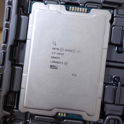 Intel Xeon W7-3445 20 Core TDP-270W~324W LGA4677 Processor 2.60GHz~4.80GHz CPU