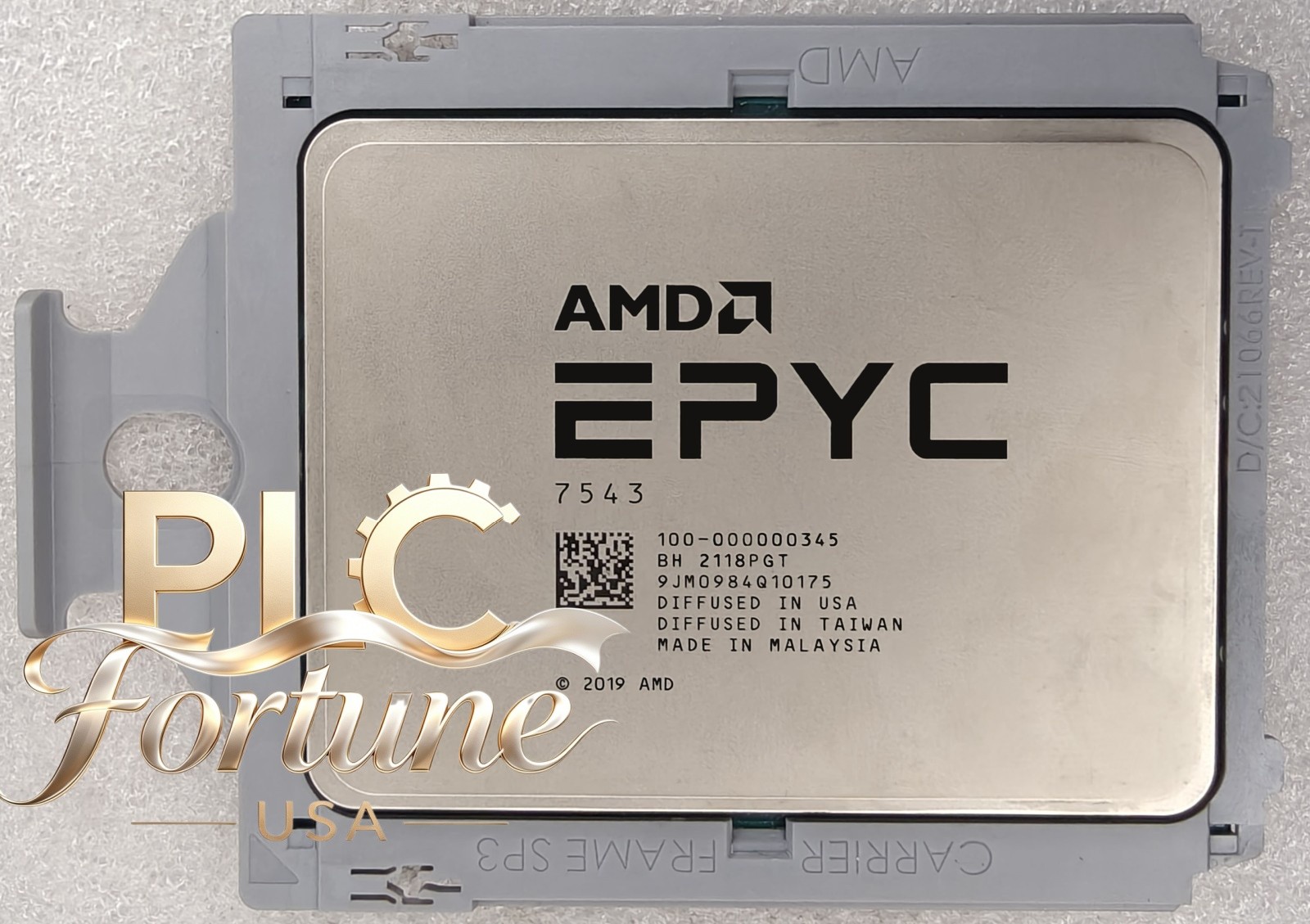 Used AMD EPYC 7543 Unlocked 24C 2.8GHz 256M 100-000000345 SP3 225W CPU Processor