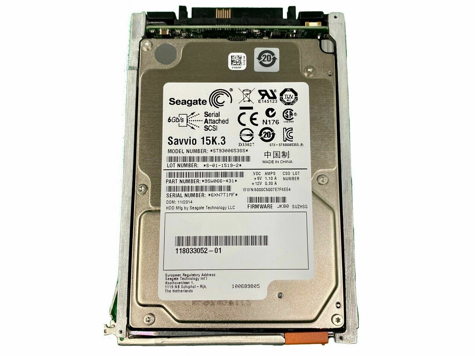 005-050548 - EMC 300gb 15k 6g SAS 2.5 005050548 V4-2S15-300 V6-2S15-300