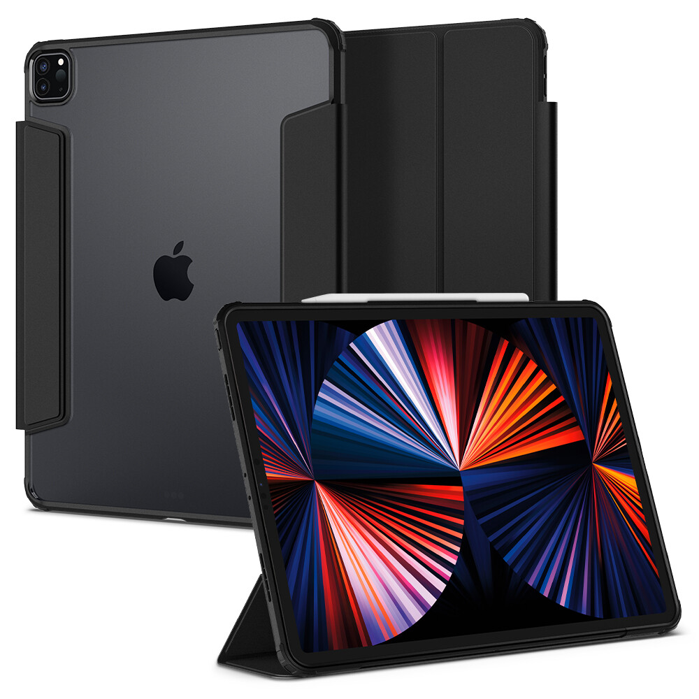 iPad Pro 2021 Case | Spigen [Ultra Hybrid Pro] Shockproof Slim Clear Cover