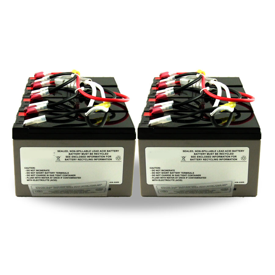 Powerwarehouse RBC12 compatible battery for APC SU2200RM3U SU2200RMI3U 12V 7.2AH