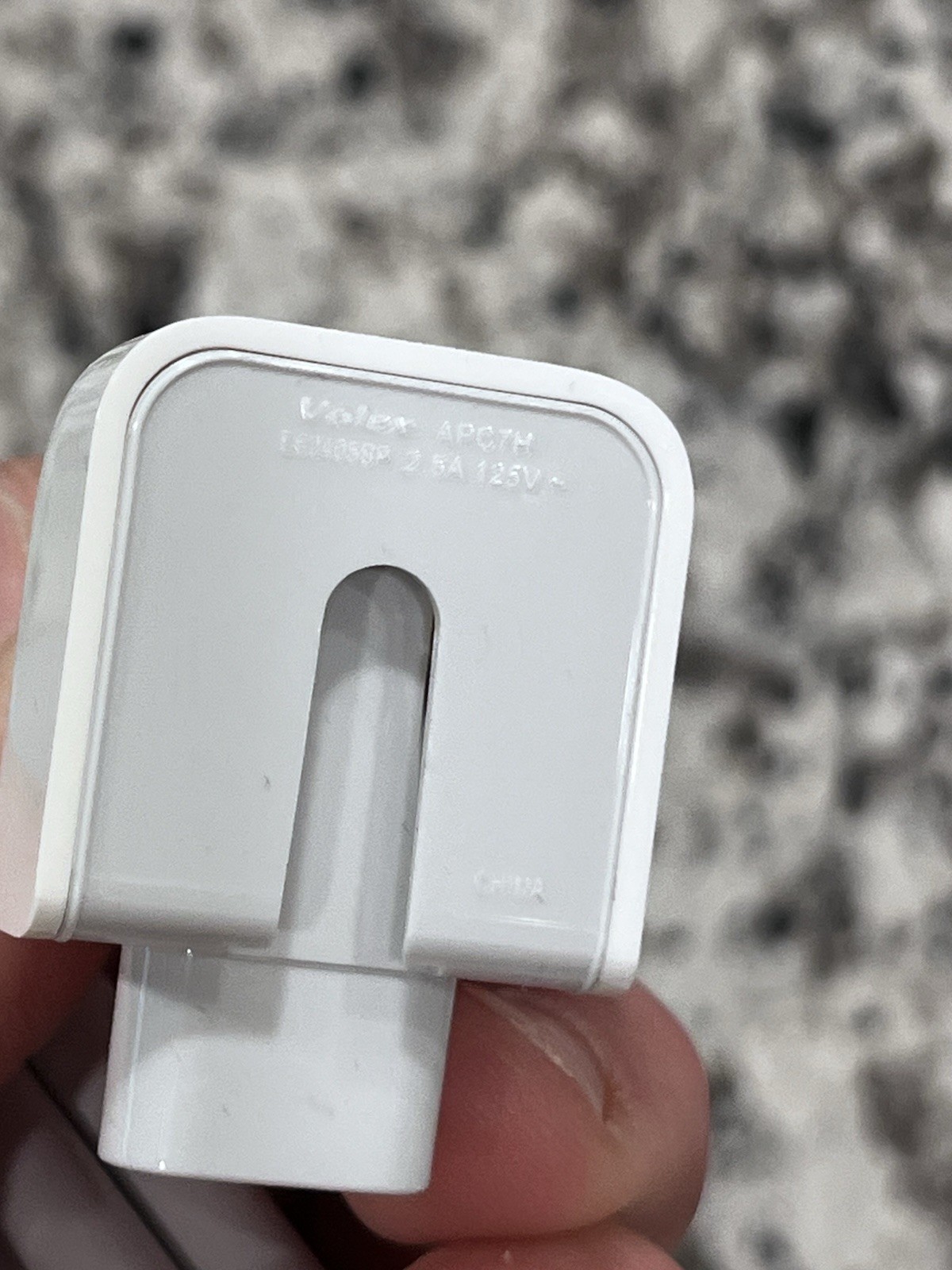APPLE Macbook Charger Volex APC7H Power Cord Charging Extender Cable White 