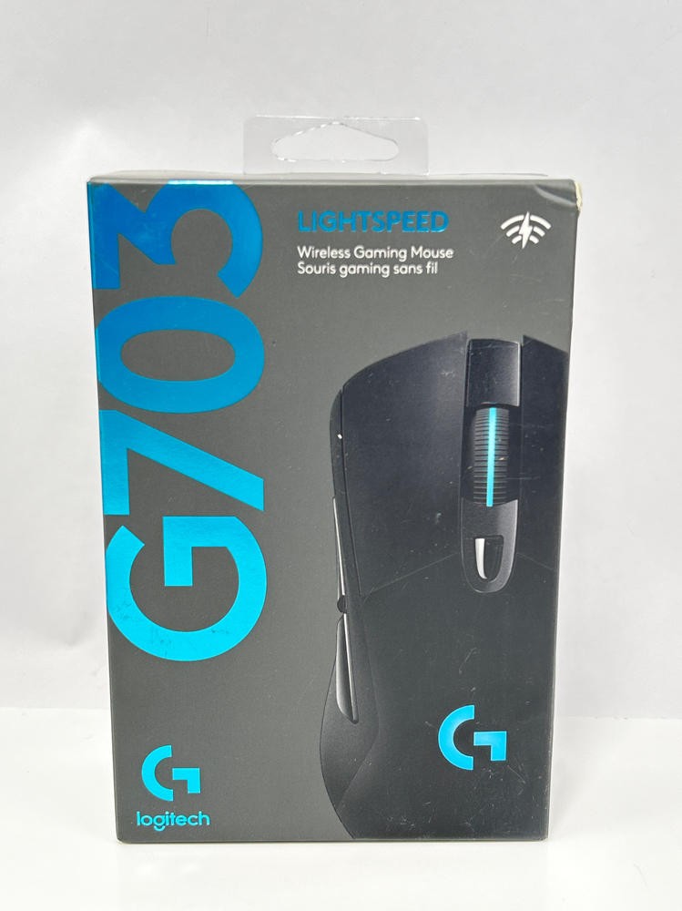 Logitech G703 LIGHTSPEED Wireless Gaming Mouse HERO 25K RGB 25600 DPI Black