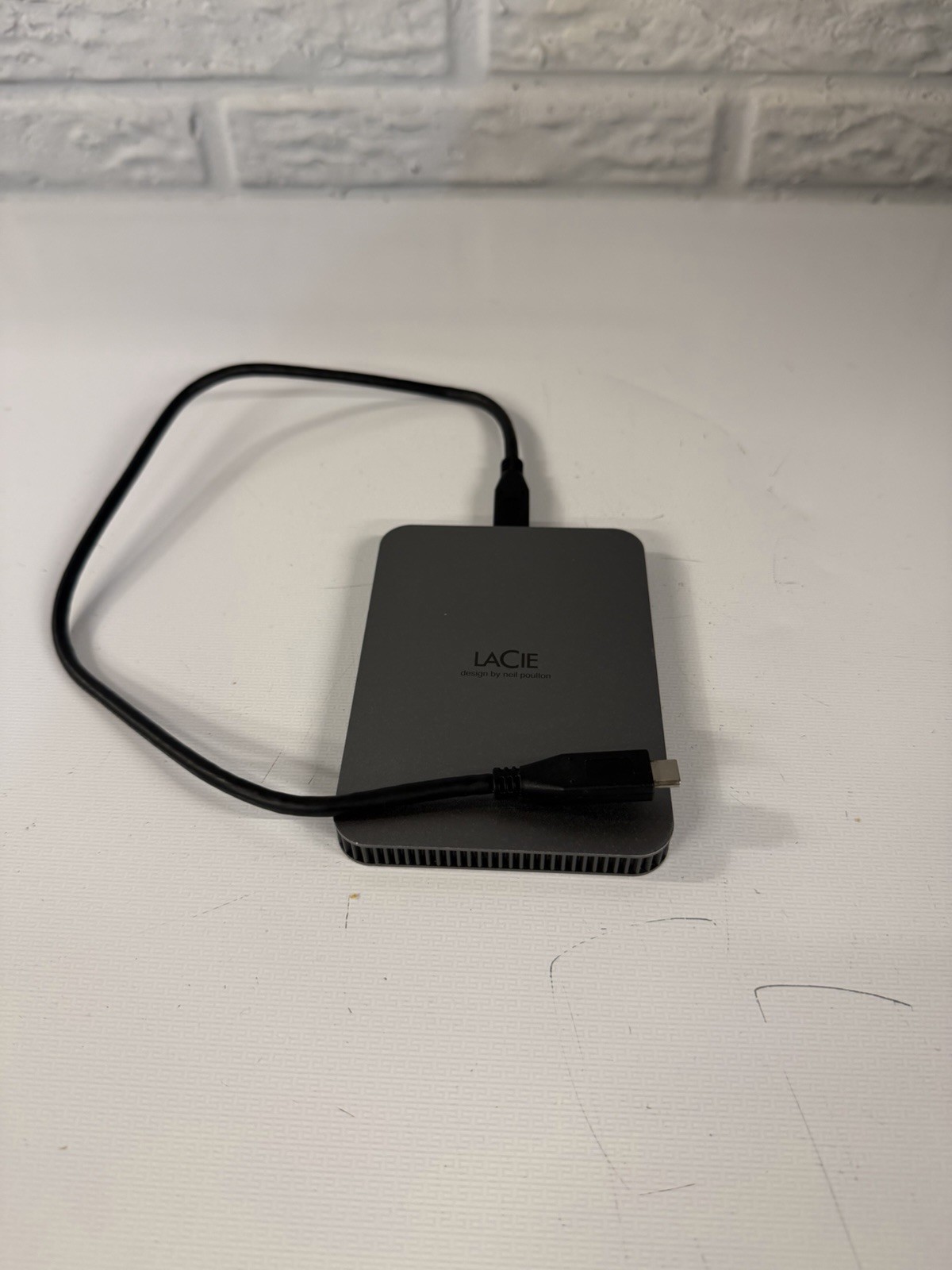 LaCie LRD0TUB 2TB Portable Hard Drive USB-C 3.2 100% Drive Health 