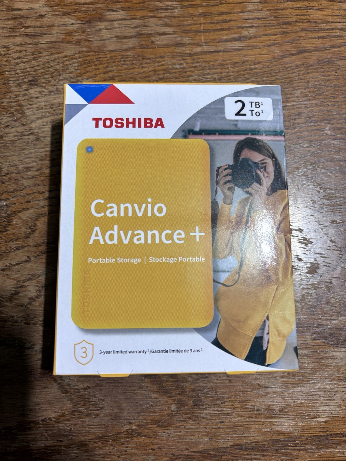 toshiba canvio advance plus 2tb External Hard Drive New In Box.