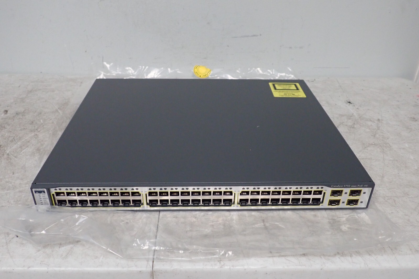 Cisco Catalyst 3750 Series PoE-48 Switch WS-C3750-48PS-S - NEW
