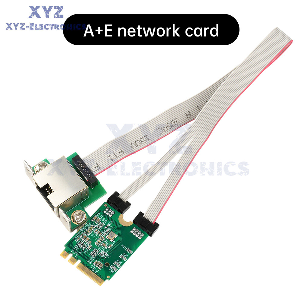 M.2 Key A+E/PCI-E 2.5G Gigabit Ethernet Network Lan Card 1000Mbps RTL8125BG Chip