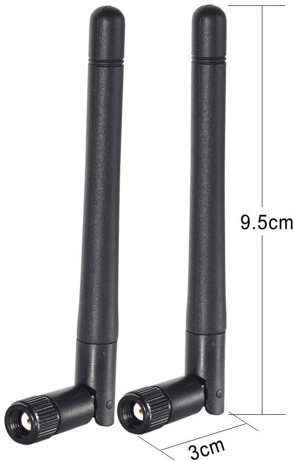 2pcs Bingfu Dual Band WIFI Antenna RP-SMA Male Antenna For Security IP Camera