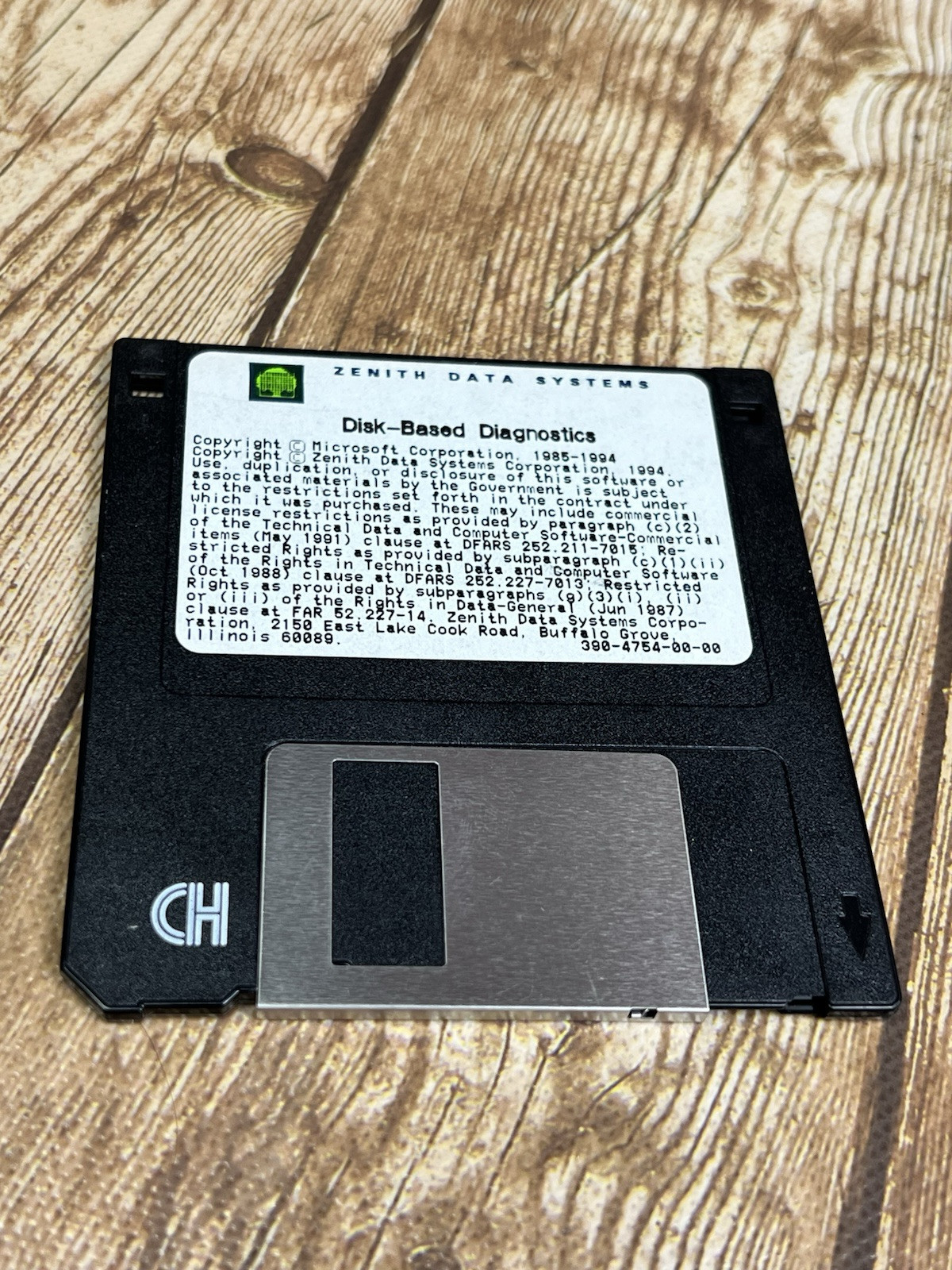 Heath Zenith Data Systems Disk Based Diagnostics Floppy Disc