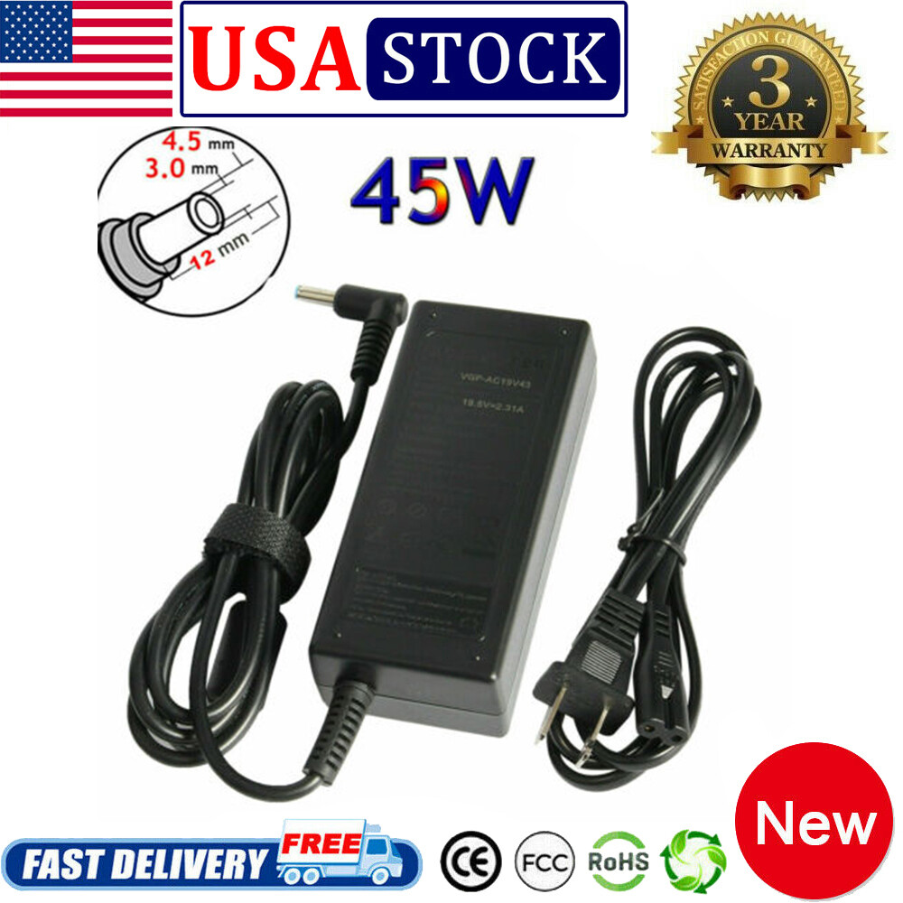 AC Adapter Charger for HP 15-f387wm 15-f272wm 15-f233wm 15-ba009dx 15-r132wm US