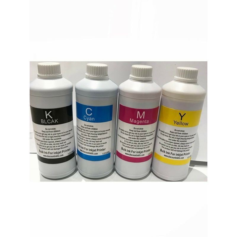 4 Liter premium Large refill Ink for HP Canon Lexmark Brother Dell 4x1000ml
