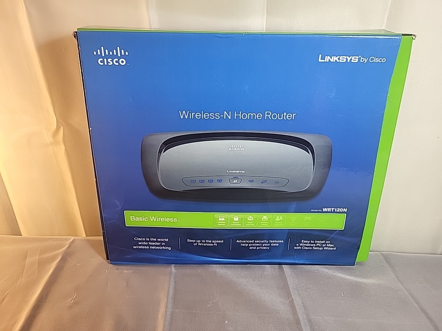 Cisco Linksys Wireless-N Home Router Model WRT120N New in Box