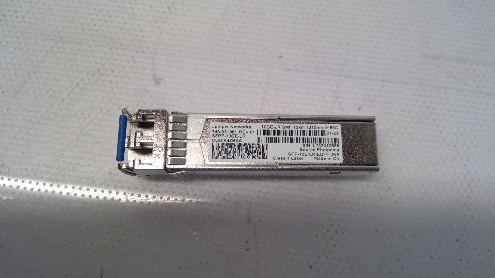 Juniper 740-031981 SFPP-10GE-LR 10GE-LR 10KM 1310MM SFPP-10E-LR-EDFF-JNP