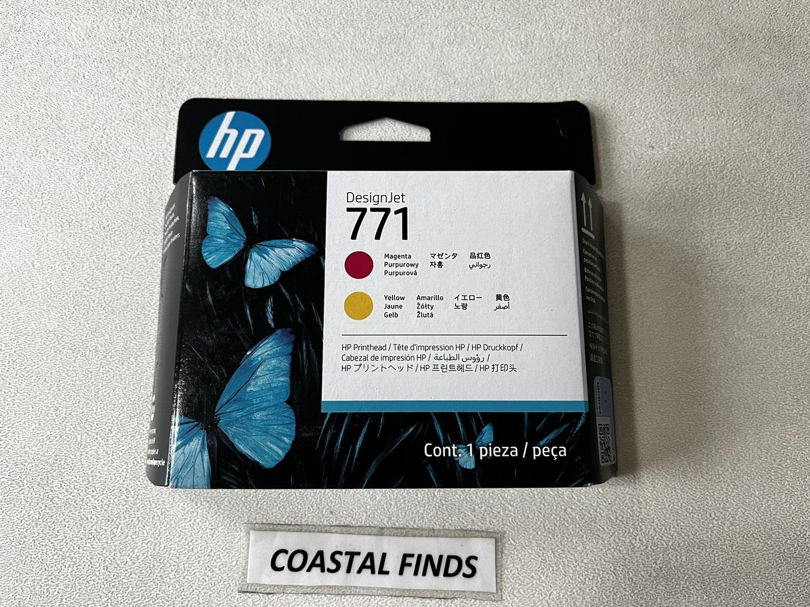 HP 771 Magenta / Yellow Printhead CE018A OEM NEW Genuine Sealed 2025 Z6200 Z6600