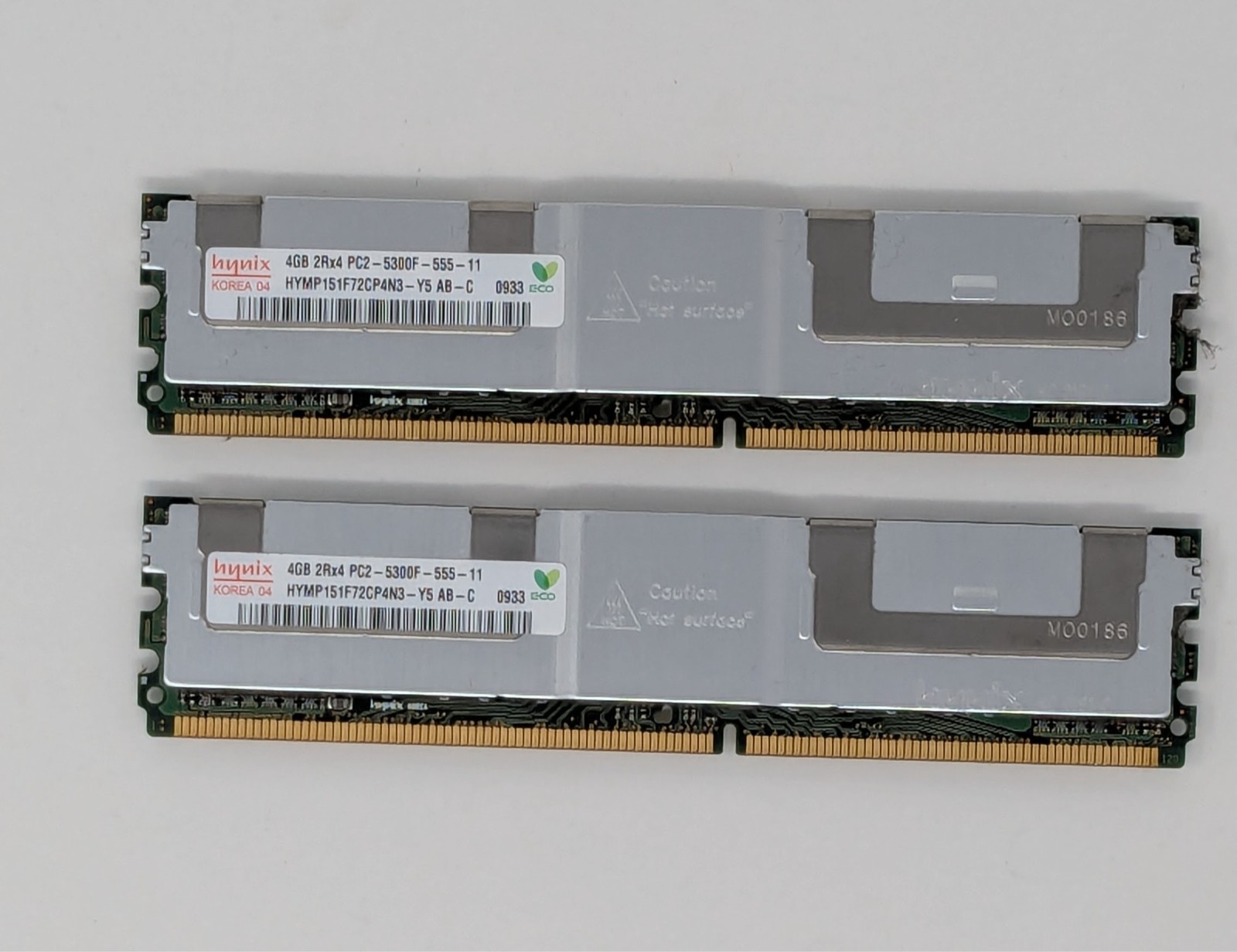 HP 2x4GB 8GB Memory 397415-B21 398708-061 ProLiant Kit PC2-5300F DDR2 SDRAM