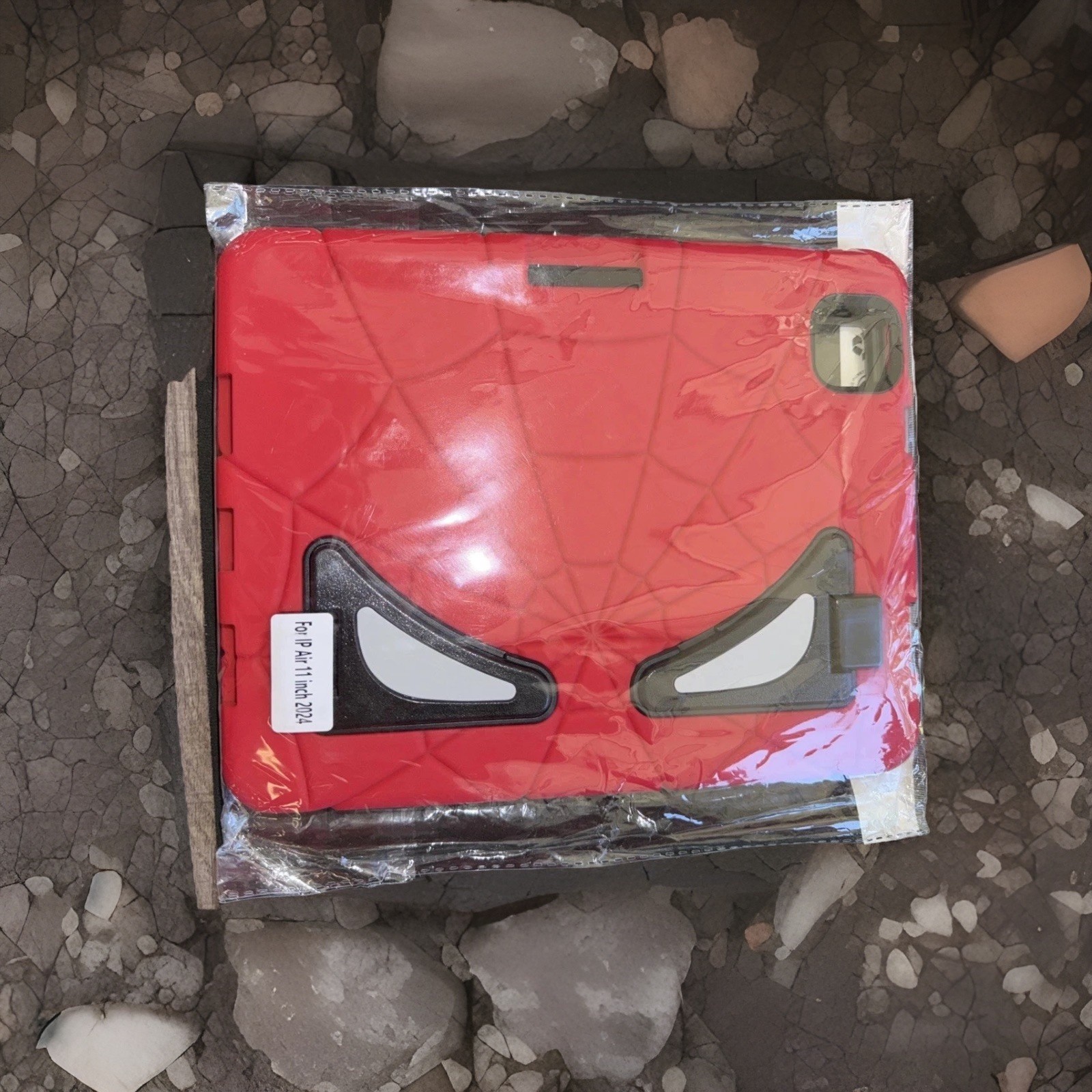 For iPad Air 11 Kids Red & Black SpiderMan Case Shock Proof Cover 4th-5th-6th