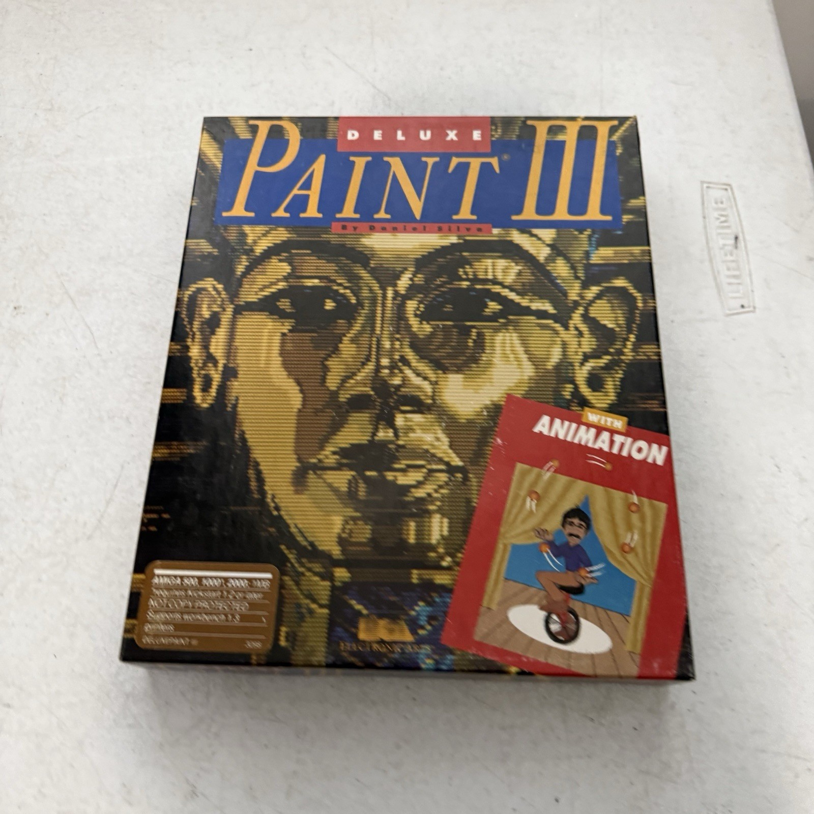 Deluxe Paint III Amiga Computer Software - With Original Box And Manual