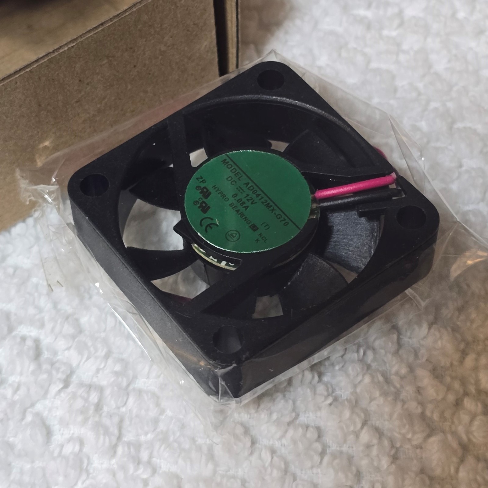 AD0412MX-G70 12V 0.08A 4010 40mm 2-Pin Silent Mini Brushless Cooling Fan 4cm New