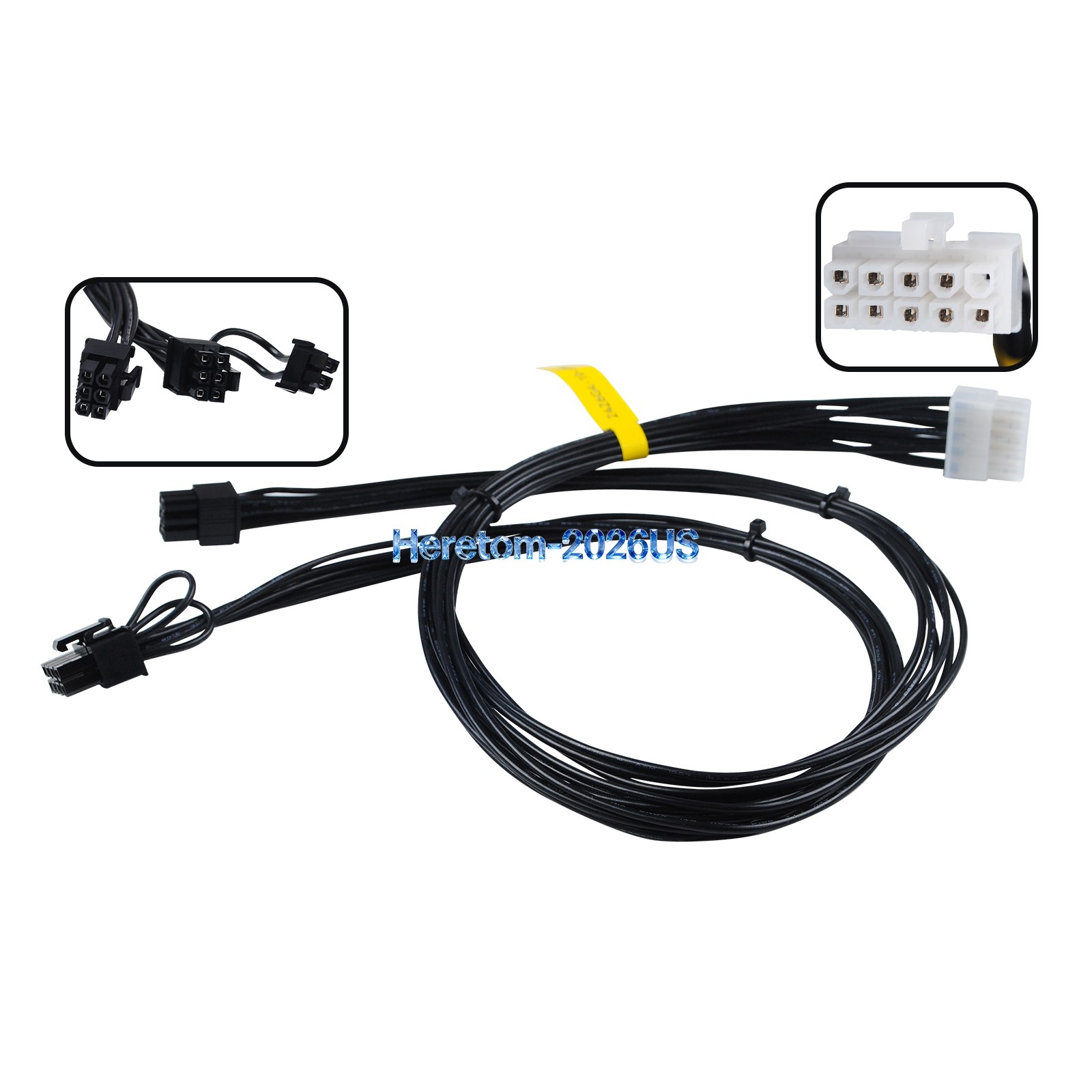 10-Pin to 6+8 2x(6+2) 8Pin For HP L15907-001 L78022‑001 Z4 Z6 G4 GPU Power Cable