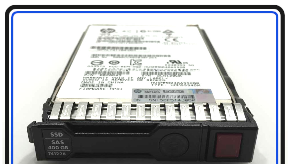 741142-B21 HP G8 G9 400-GB 2.5 SAS ME 12G EM SSD