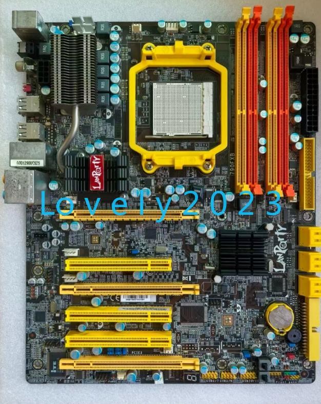 1pc used DFI 790FXB motherboard