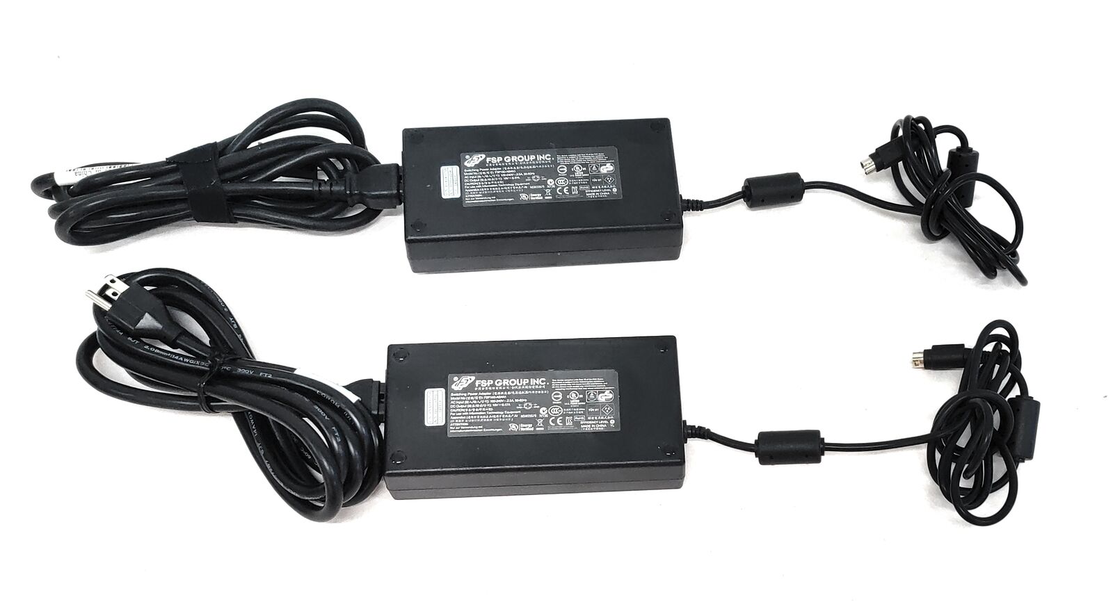 Lot of 2 OEM FSP Group AC Power Adapter/Charger 19V 9.47A 180W TESTED 4-Pin